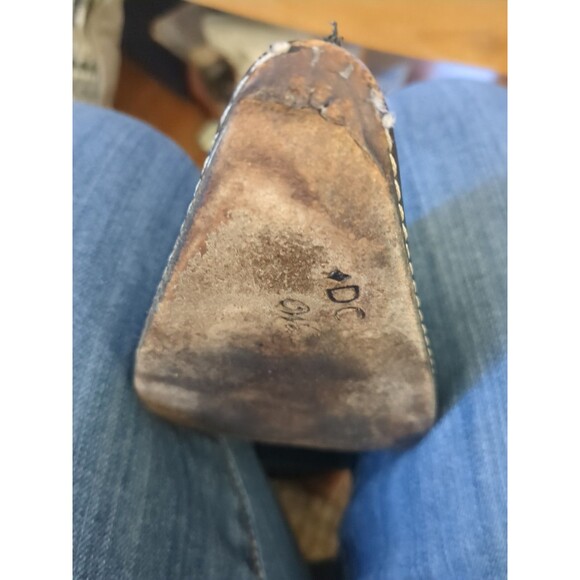 Donald Pliner Boot Western Couture Jaira Metallic Pig Leather Boot Shoe Goring - Picture 16 of 16